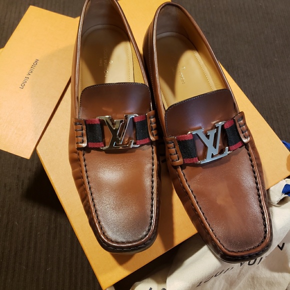 Louis Vuitton Cognac Montaigne Loafer 